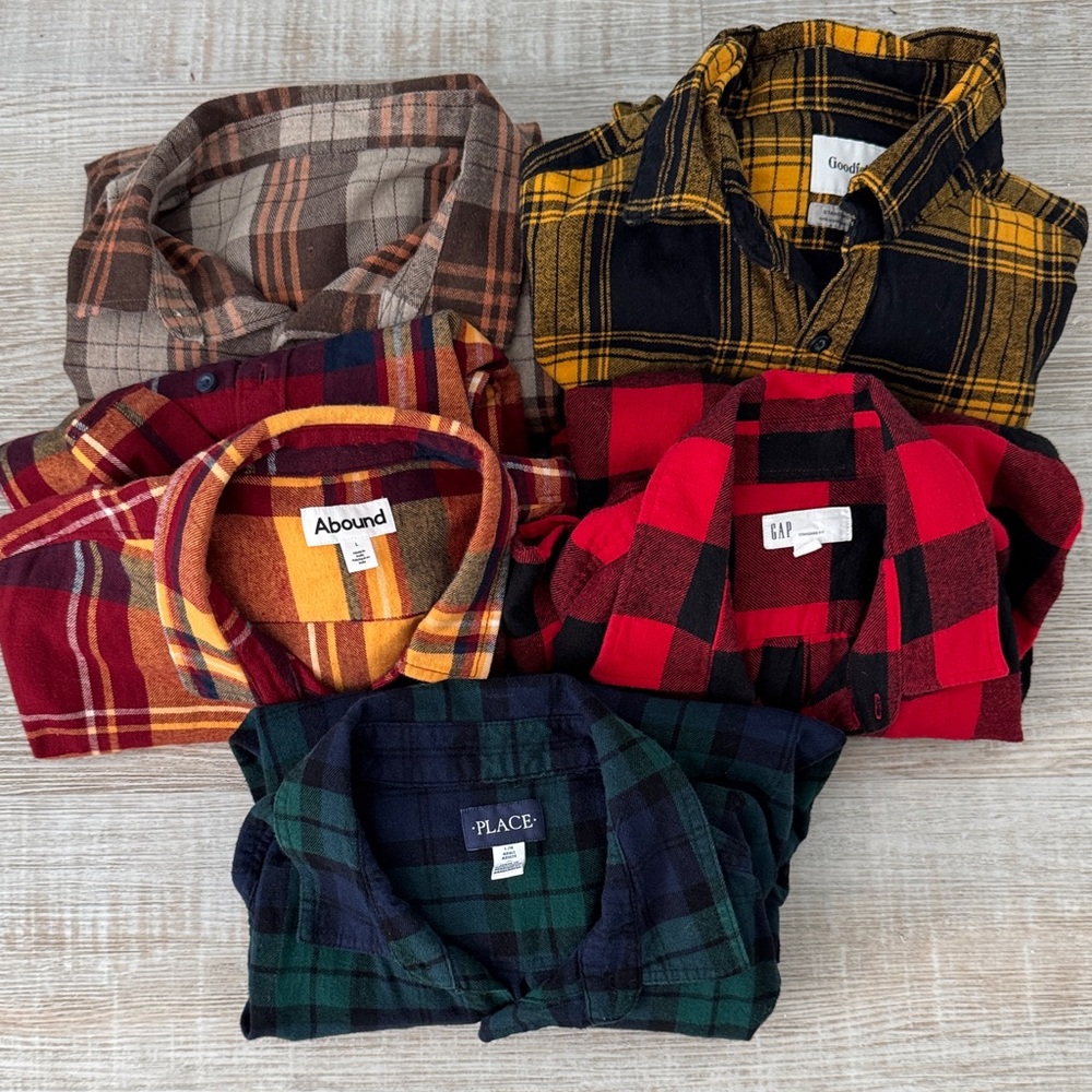 Plaid Flannel Shirt Collection